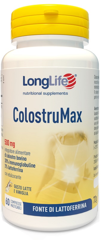 LONGLIFE COLOSTRUMAX 60 COMPRESSE MASTICABILI - Fontenova srl