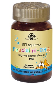 PESCIOLINI DHA 90 PERLE MASTICABILI - Fontenova srl