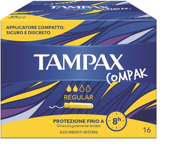 TAMPAX COMPAK REGULAR 16 PEZZI - Fontenova srl