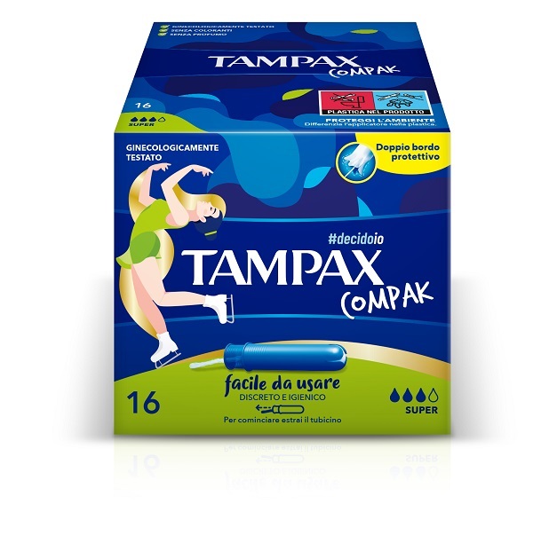 TAMPAX COMPAK SUPER 16 PEZZI - Fontenova srl