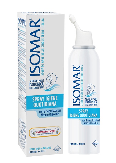 SOLUZIONE ACQUA DI MARE ISOMAR SPRAY IGIENE QUOTIDIANA 100 ML - Fontenova srl