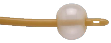 CATETERE FOLEY NELATON LATTICE RIVESTITO DI SILICONE CH 20 2 VIE 2 FORI PALLONCINO 15 ML CON VALVOLA GIALLA PER UOMO STERILE MONOUSO 10 PEZZI - Fontenova srl