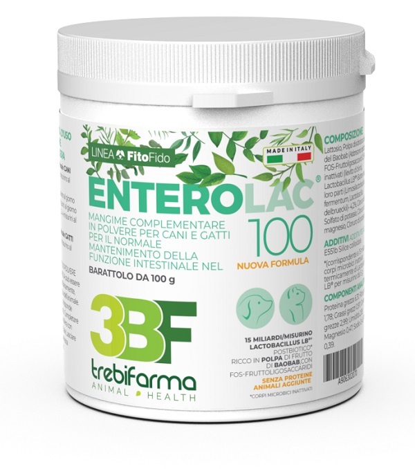 ENTEROLAC POLVERE BARATTOLO 100 G - Fontenova srl