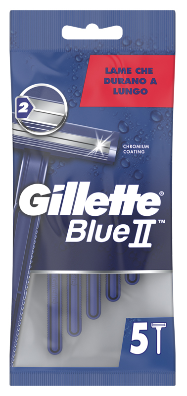 RASOIO GILLETTE BLUE II STANDARD 6 X 20 X 5 - Fontenova srl