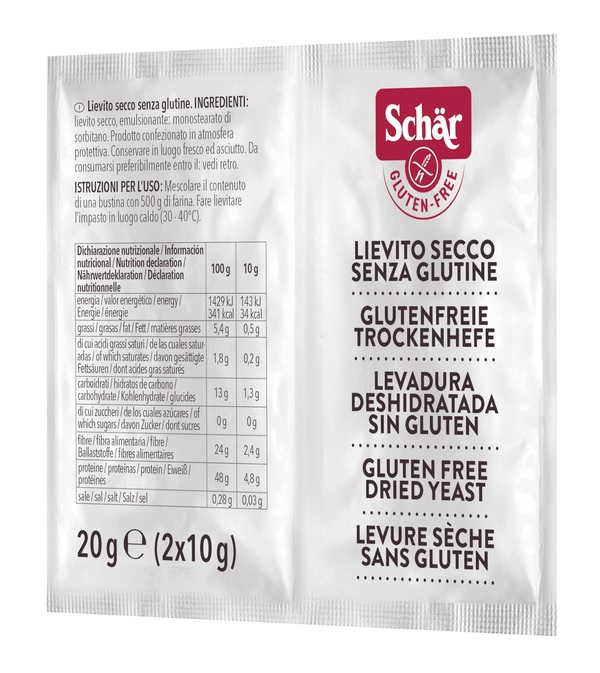 SCHAR LIEVITO SECCO 2 BUSTINE DA 10 G - Fontenova srl
