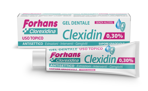 FORHANS CLEXIDIN COLLUTORIO IN GEL ALLA CLOREXIDINA 0,30% 30 - Fontenova srl