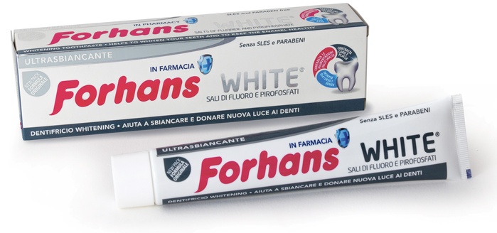 FORHANS SP WHITE DENTIF 75ML - Fontenova srl