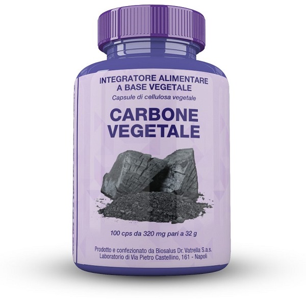 CARBONE VEGETALE 100 CAPSULE 32 G - Fontenova srl