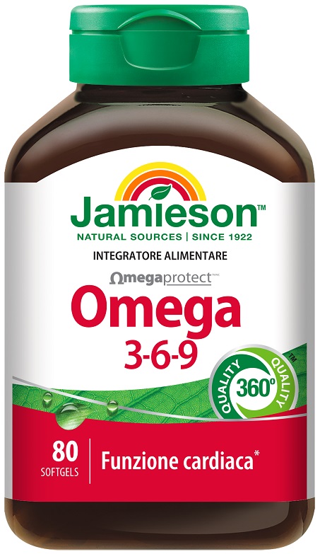 JAMIESON OMEGA 3-6-9 80 SOFTGELS - Fontenova srl