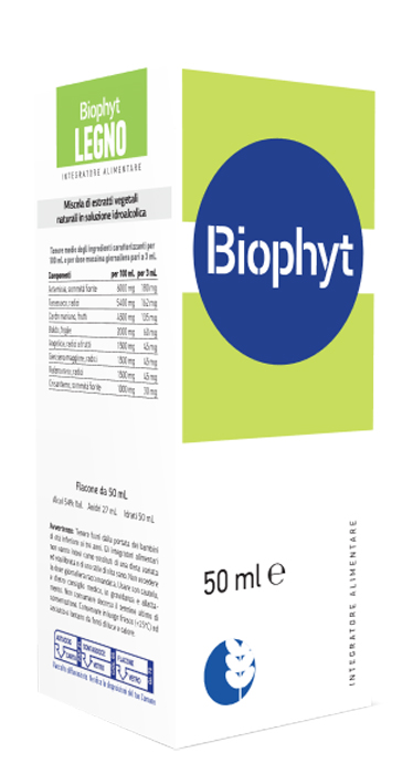 BIOPHYT LEGNO 50 ML SOLUZIONE IDROALCOLICA - Fontenova srl