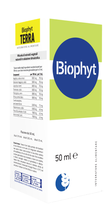 BIOPHYT TERRA 50 ML SOLUZIONE IDROALCOLICA - Fontenova srl