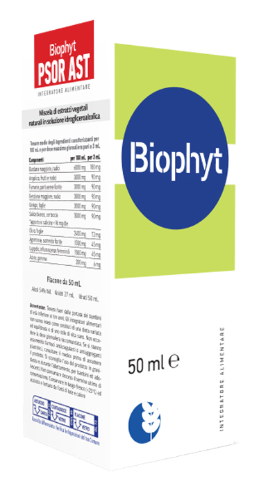 BIOPHYT PSOR AST 50 ML SOLUZIONE IDROALCOLICA - Fontenova srl