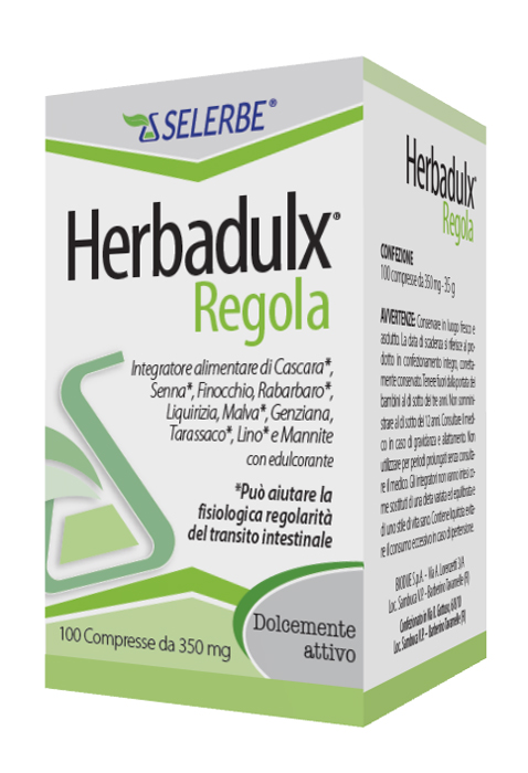 HERBADULX REGOLA 100 COMPRESSE - Fontenova srl