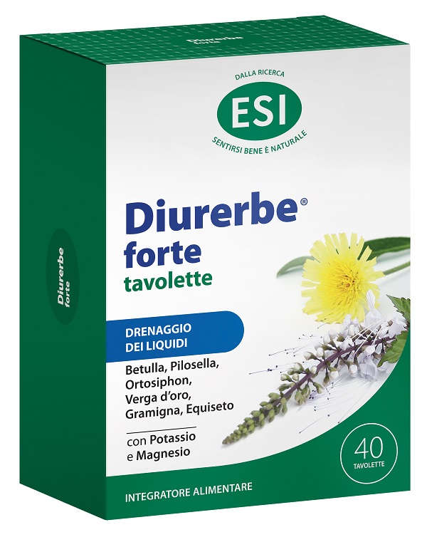 ESI DIURERBE FORTE 40 TAVOLETTE SENZA GLUTINE - Fontenova srl
