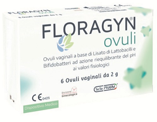 OVULI VAGINALI A BASE DI LATTOBACILLI LISATI FLORAGYN OVULI 2 G 6 PEZZI - Fontenova srl