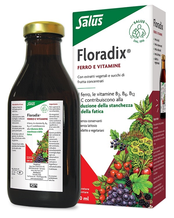 FLORADIX FERRO E VITAMINE 250 ML - Fontenova srl