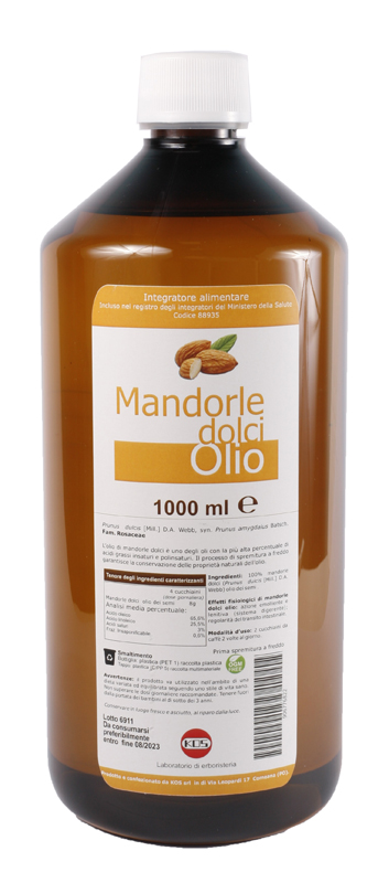 MANDORLE DOLCI OLIO 1000 ML - Fontenova srl