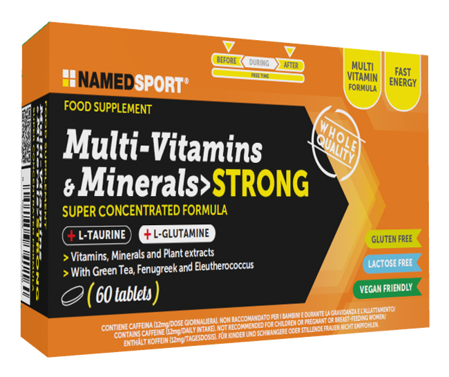 MULTI-VITAMINS&MINERALS STRONG 60 COMPRESSE - Fontenova srl