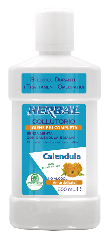 HERBAL COLLUTORIO CALENDULA E MALVA 500 ML - Fontenova srl
