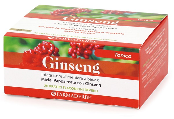 FIALE GINSENG 20 FLACONCINI 10 ML - Fontenova srl
