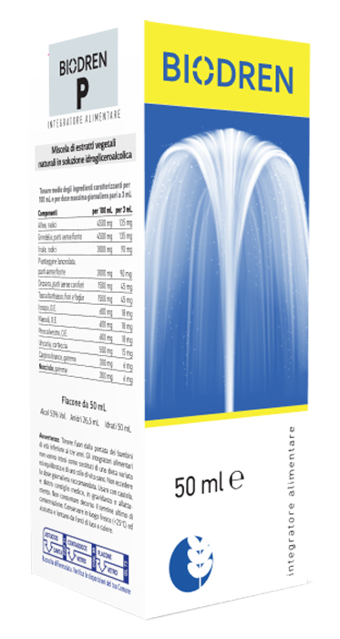 BIODREN P SOLUZIONE IDROALCOLICA 50 ML - Fontenova srl