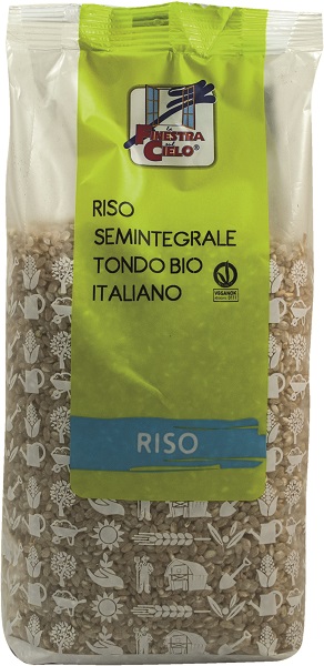 FSC RISO SEMINTEGRALE TONDO BIO 1000 G - Fontenova srl