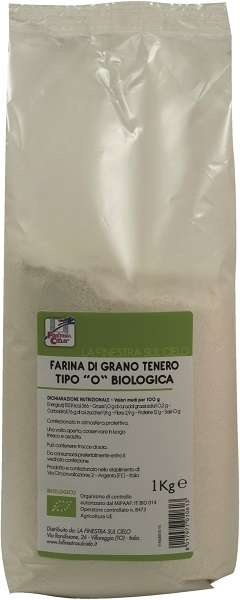 FSC FARINA DI GRANO TENERO TIPO 0 BIO 1 KG - Fontenova srl