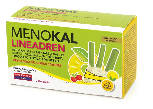 MENOKAL LINEADREN 10 FLACONCINI 10 ML - Fontenova srl