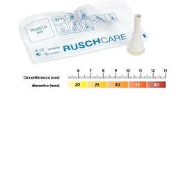 CATETERE ESTERNO RUECCO TIPO CONDOM IN LATTICE SINTETICO WIRUPREN CON SISTEMA DI RACCORDO E FASCETTA BIADESIVA IN IDROCOLLOIDE 25MM 30 PEZZI - Fontenova srl