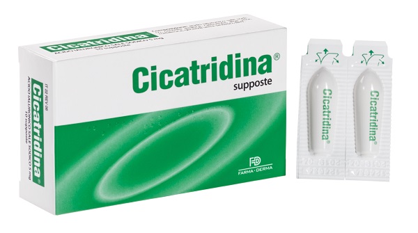 CICATRIDINA SUPPOSTE 10 PEZZI - Fontenova srl