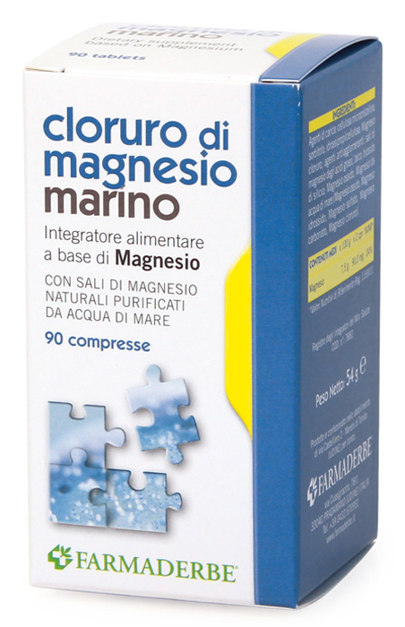 CLORURO DI MAGNESIO MARINO 90 COMPRESSE - Fontenova srl