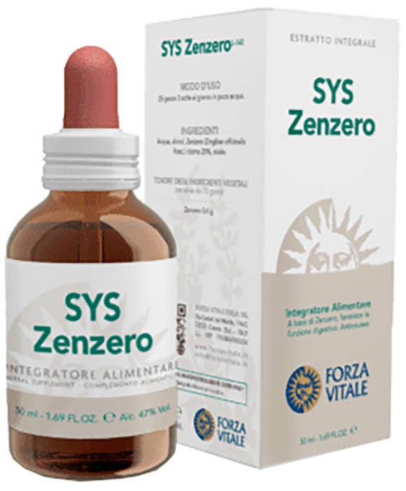 SYS ZENZERO GOCCE 50 ML - Fontenova srl