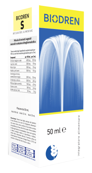 BIODREN S SOLUZIONE IDROALCOLICA 50 ML - Fontenova srl