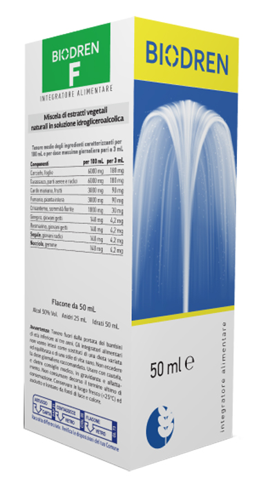 BIODREN F 50 ML SOLUZIONE IDROALCOLICA - Fontenova srl