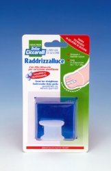 RADDRIZZA ALLUCE IN GEL DI SILICONE BIANCO SEMITRASPARENTE SAGOMATA PER PROTEGGERE E RIALLINEARE L'ALLUCE EVITANDO LO SFREGAMENTO FRA IL PRIMO E IL SECONDO DITO IGIENEPIEDE 1 PEZZO - Fontenova srl