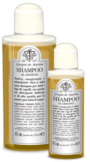 SHAMPOO AL GINSENG 250 ML - Fontenova srl
