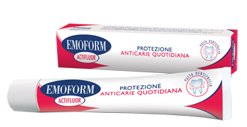 EMOFORM ACTIFLUOR DENTIFRICIO 75 ML - Fontenova srl