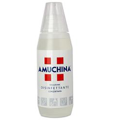 AMUCHINA LIQUIDA 100% DISINFETTANTE IGIENIZZANTE A BASE DI IPOCLORITO DI SODIO ANTIMICROBICO AD AMPIO SPETTRO D'AZIONE 500 ML - Fontenova srl