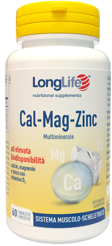 LONGLIFE CAL MAG ZINC 60 TAVOLETTE - Fontenova srl