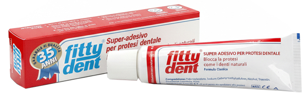FITTYDENT PASTA CLASSICA SUPER ADESIVO PER PROTESI DENTALE 40 G - Fontenova srl