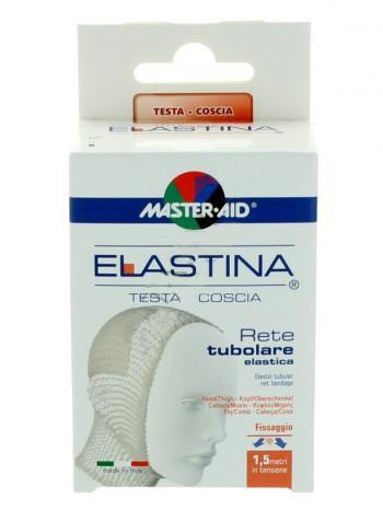 RETE TUBOLARE ELASTICA IPOALLERGENICA MASTER-AID ELASTINA TESTA/COSCIA 1,5 MT IN TENSIONE CALIBRO 6 CM - Fontenova srl