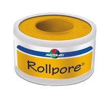 CEROTTO IN ROCCHETTO MASTER-AID ROLLPORE TESSUTO NON TESSUTO 5X1,25 - Fontenova srl