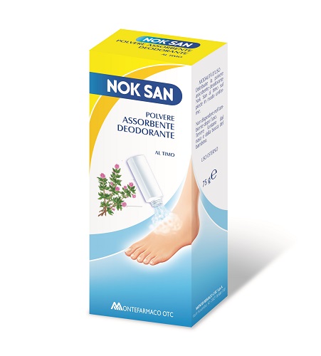 NOK SAN POLVERE ASSORBENTE DEODORANTE 75 G - Fontenova srl