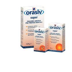 ORASIV SUPER POLVERE ADESIVA CLINICA PER PROTESI DENTALI 125 G - Fontenova srl