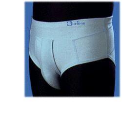 ORIONE 515 CINTOSLIP ERNIARIO UOMO APERTO CON PELOTTE IN COTONE BIANCO 2 - Fontenova srl