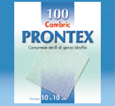 GARZA PRONTEX CAMBRIC 10X10CM 100 PEZZI - Fontenova srl