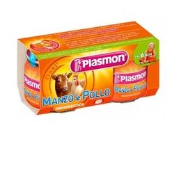 PLASMON OMOGENEIZZATO MANZO/POLLO 80 G X 2 PEZZI - Fontenova srl