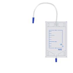 SACCA DI DRENAGGIO DA GAMBA PER INCONTINENZA TUBO 10 CM 10 PEZZI - Fontenova srl