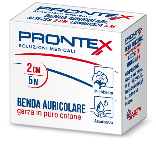 PRONTEX BENDA AURICOLARE 2 CM - Fontenova srl