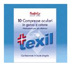 PRONTEX GARZA COMPRESSA OCULARE NON ADESIVA COTONE 10 PEZZI - Fontenova srl